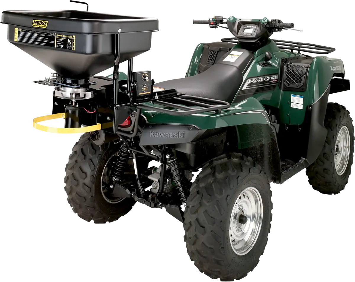 Moose Offroad Four Wheel Dry Material Spreader for ATV/UTV