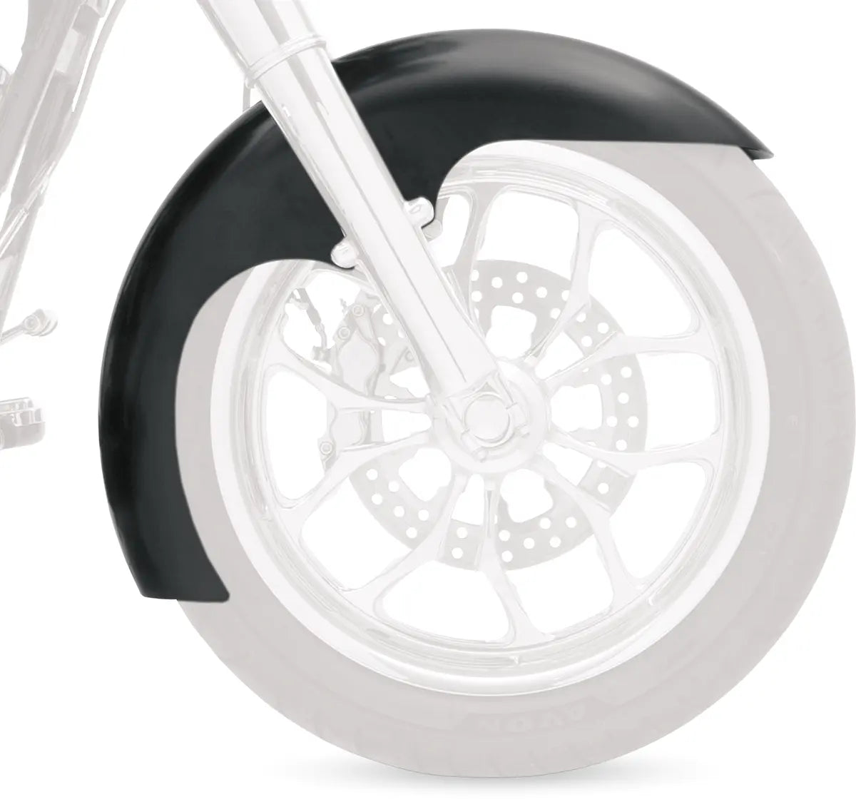 Klock Werks Tire Hugger Front Fender for Dresser