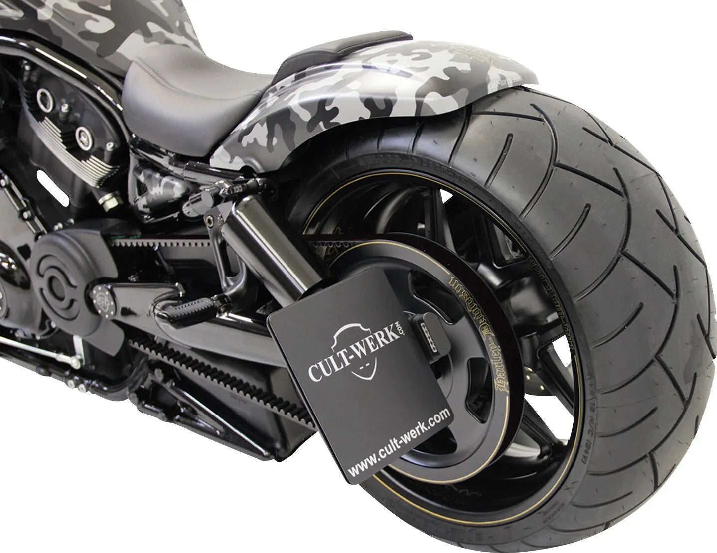 Cult Werk License Plate Holder With Led Lighting