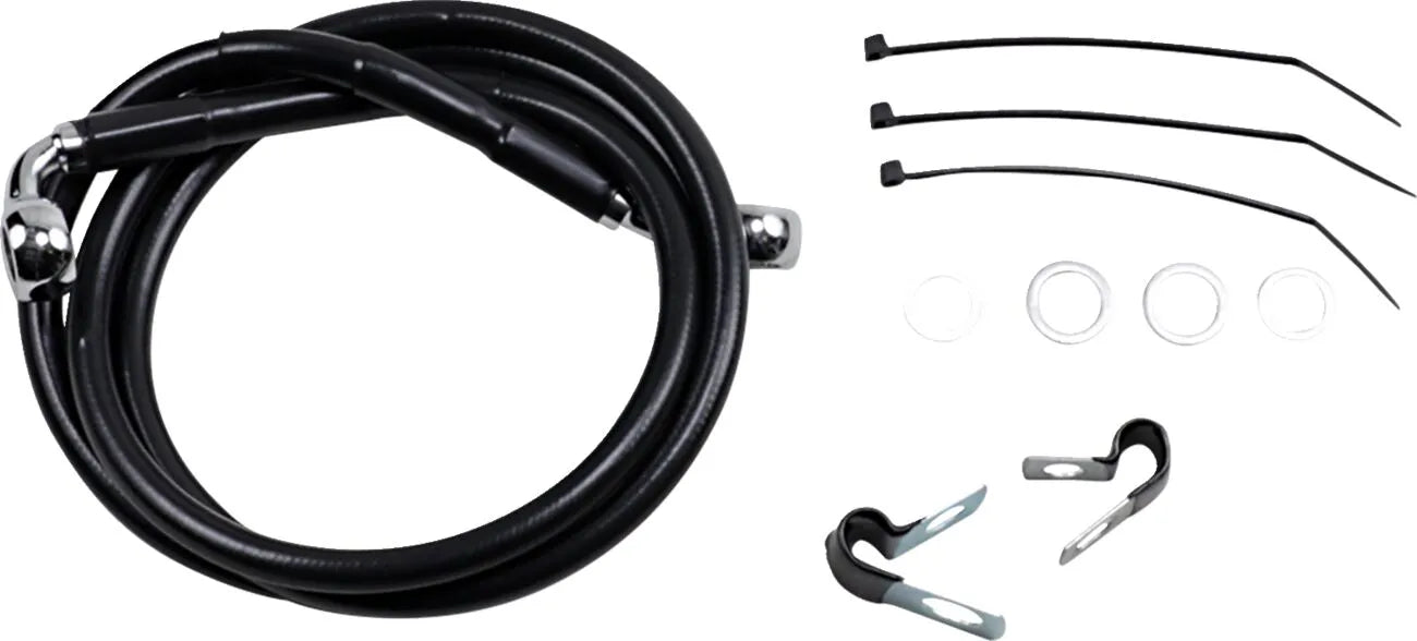 Drag Specialties Förlängd bromsledningssats 44-7/8"