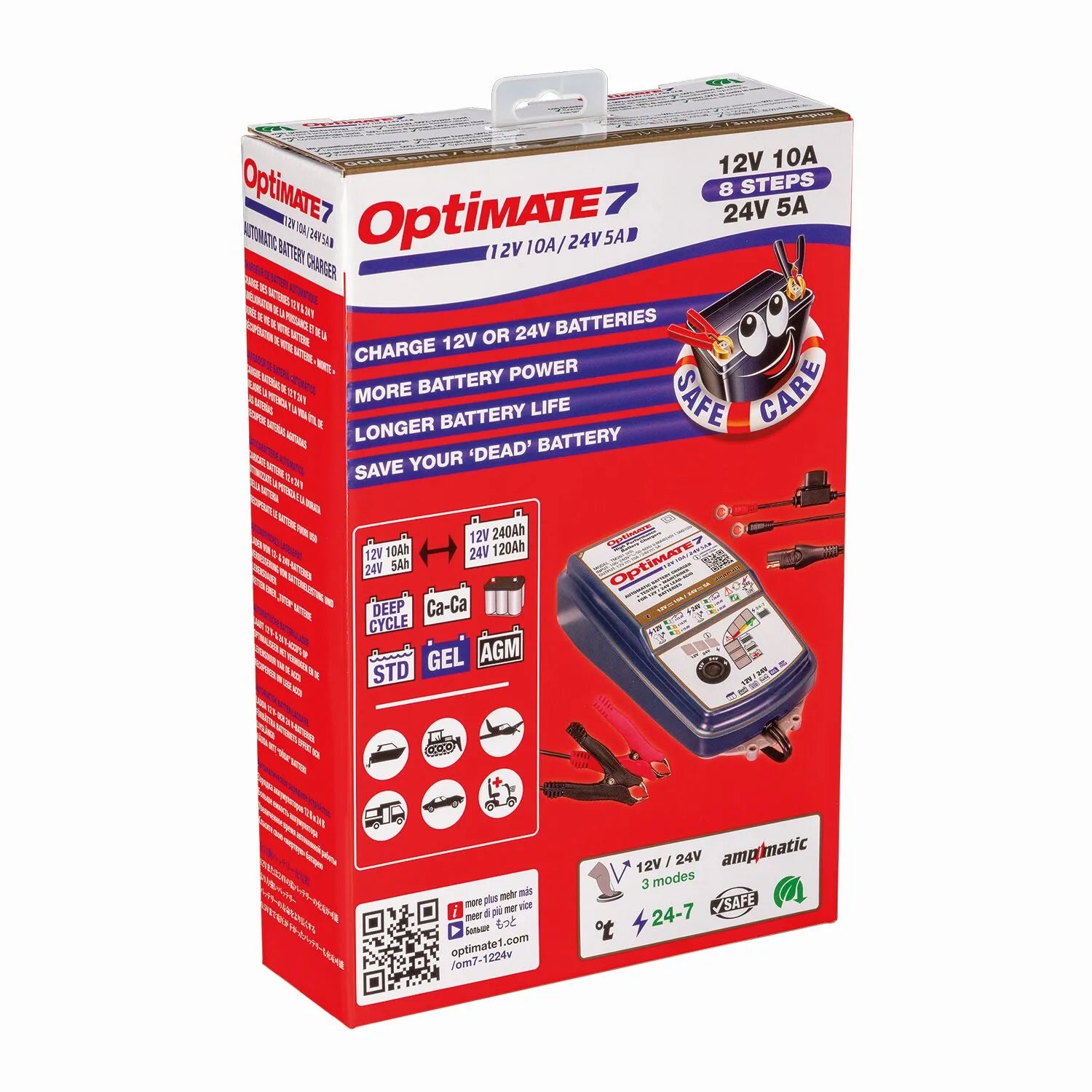 Tecmate Optimate 7 12v/24v Battery Charger