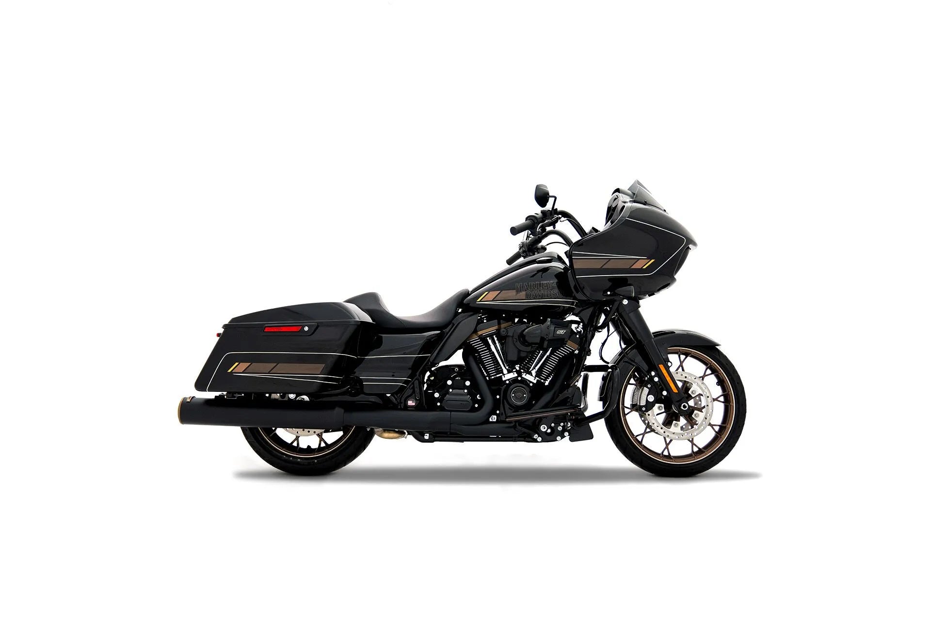 Rinehart Racing HP45 XL Slip-On Avgasrör för HD Touring