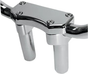 Drag Specialties 4" Chrome Handlebar Riser Kit