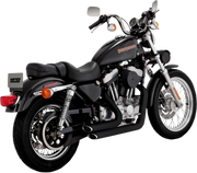 Vance & Hines Shortshots Staggered Avgasrör - Svart