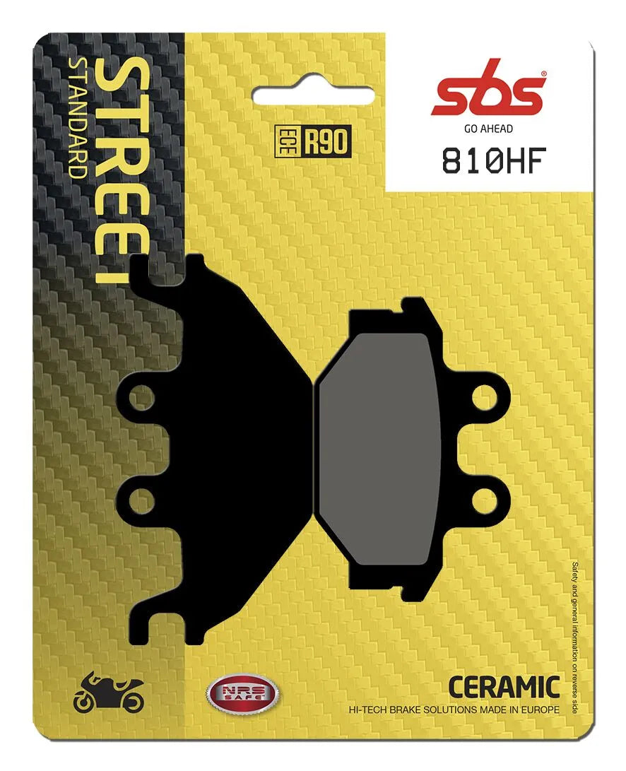 Sbs Hf Street Ceramic Organic Brake Pads - Front & Rear