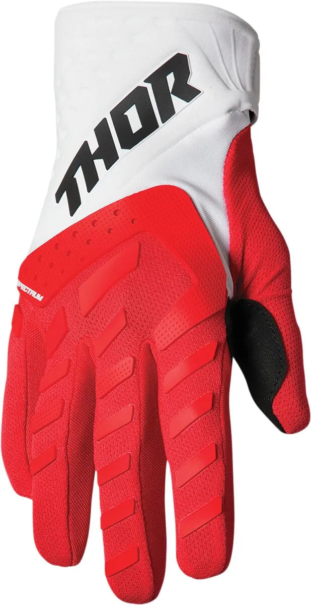 Thor Spectrum Mx Gloves - Red/White