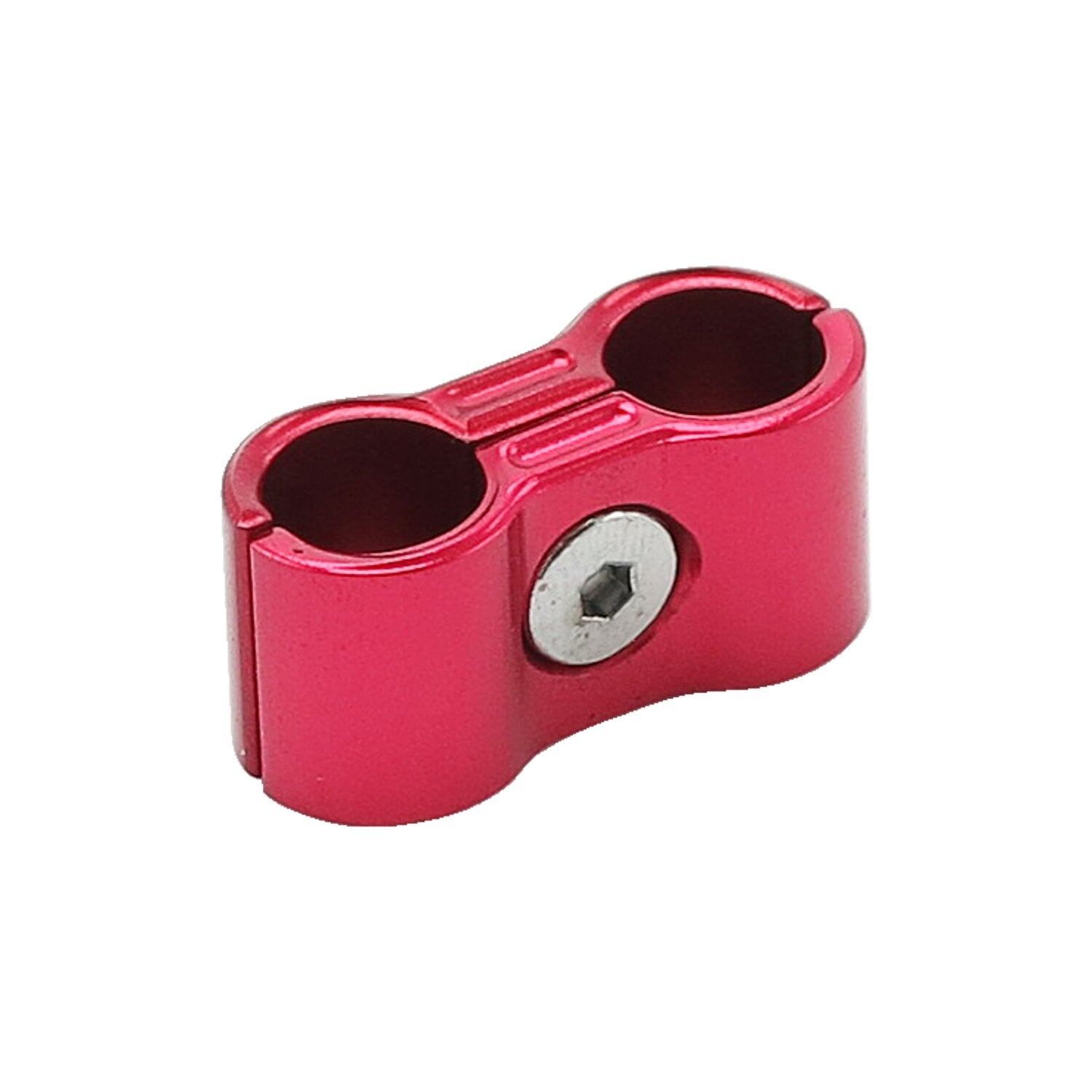MCS 8mm spark plug wire separator - Grooved red