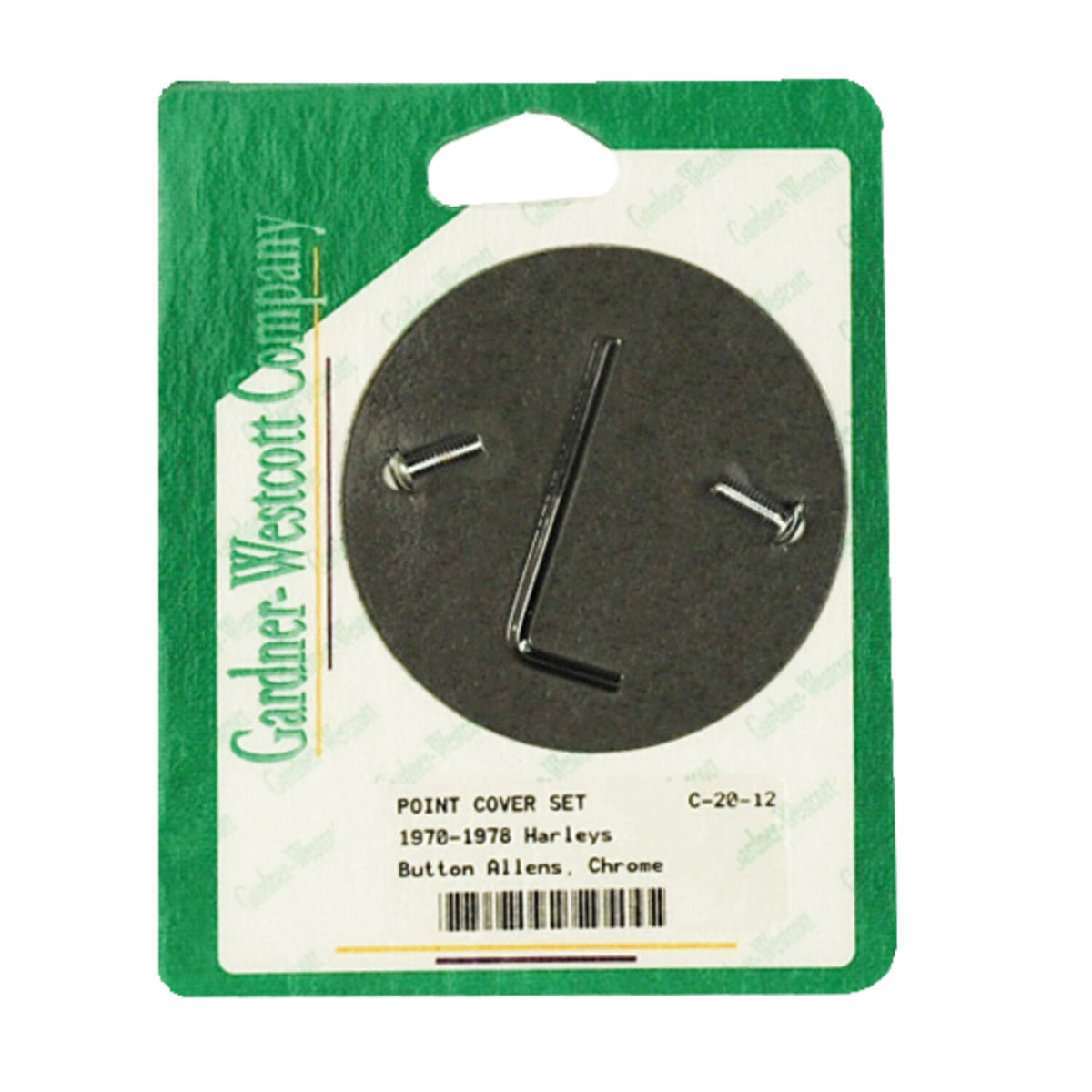 Gardner-Westcott point cover mount kit - Chrome buttonhead allen