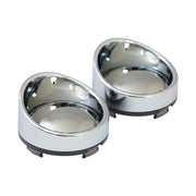 MCS Turn signal lens set with visor - Mirror light smoke lens
