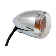 MCS Late-style turn signal assembly - Front - Chrome