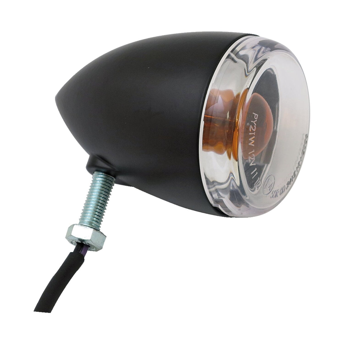 MCS Late-style turn signal assembly - Rear - Matte black
