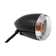 MCS Late-style turn signal assembly - Front - Gloss black