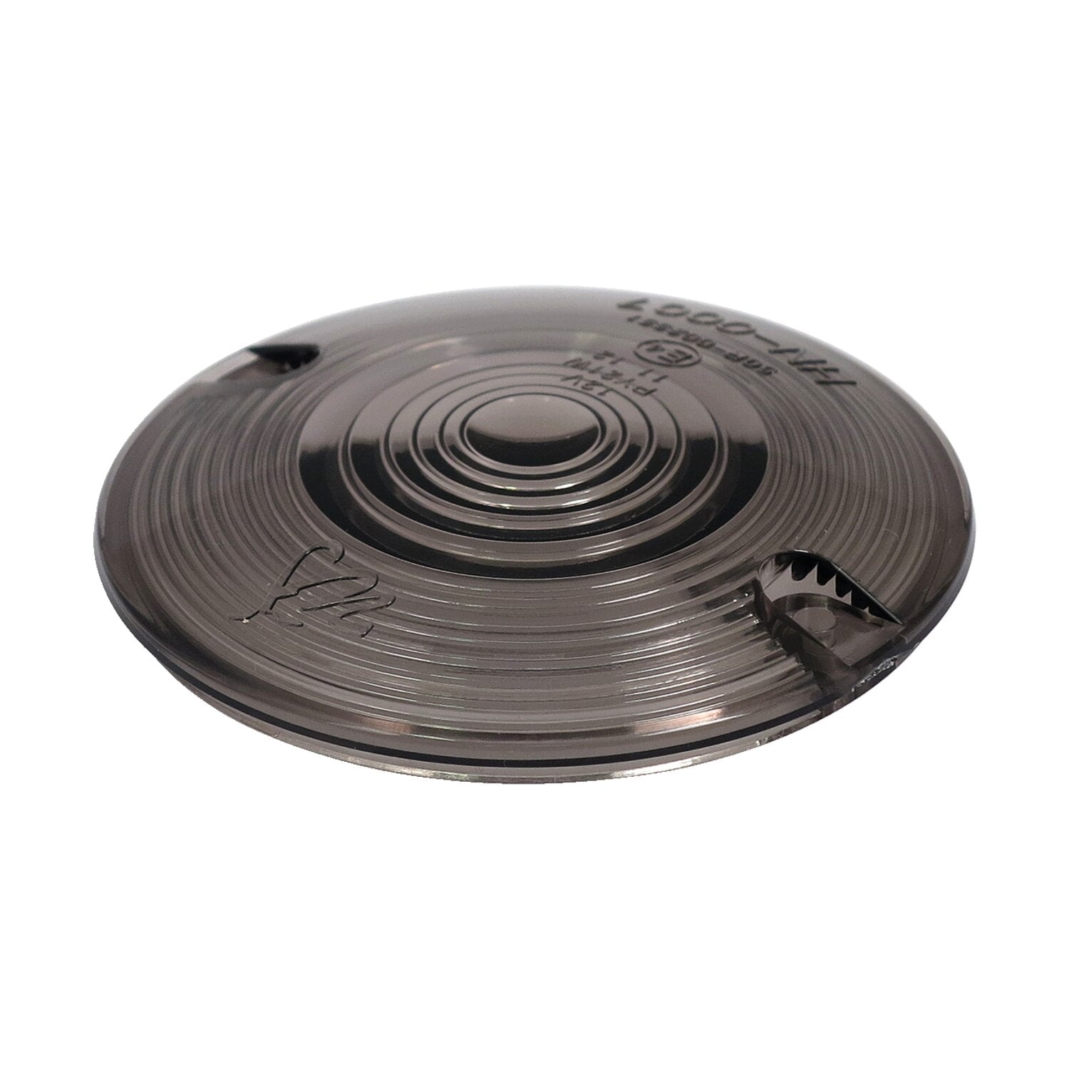 MCS Replacement turn signal lens - flat lens - Smoke