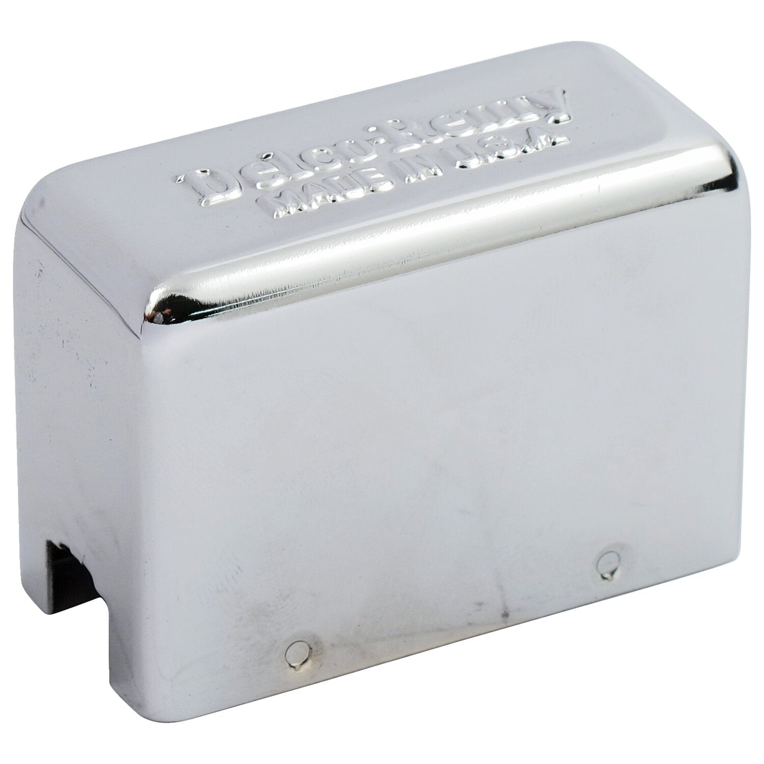 Samwel Delco-Remy regulator relay cover 3-post - Chrome