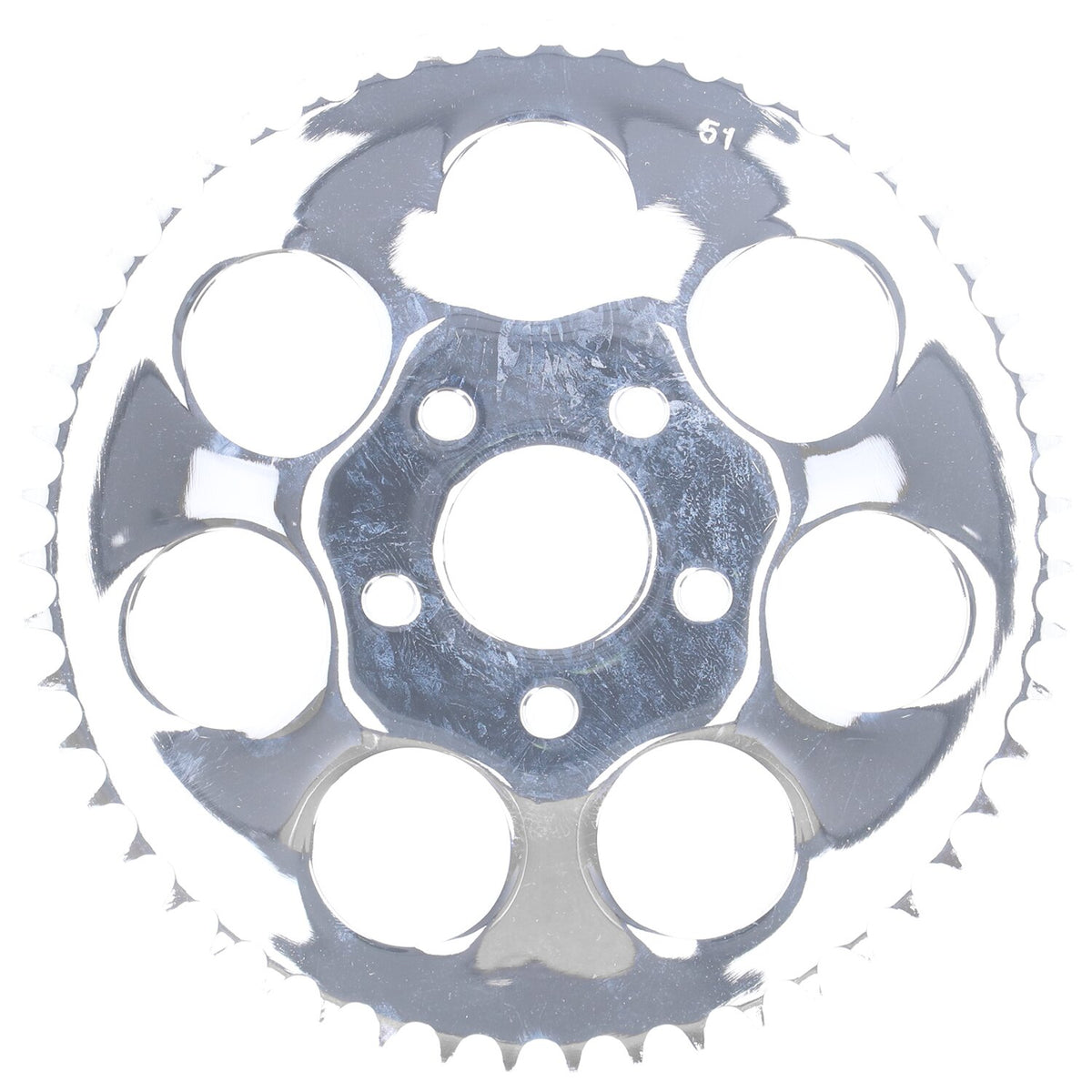 MCS Rear sprocket chrome - 51t