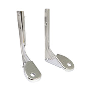 MCS Spotlamp / passing lamp mount bracket kit - Chrome