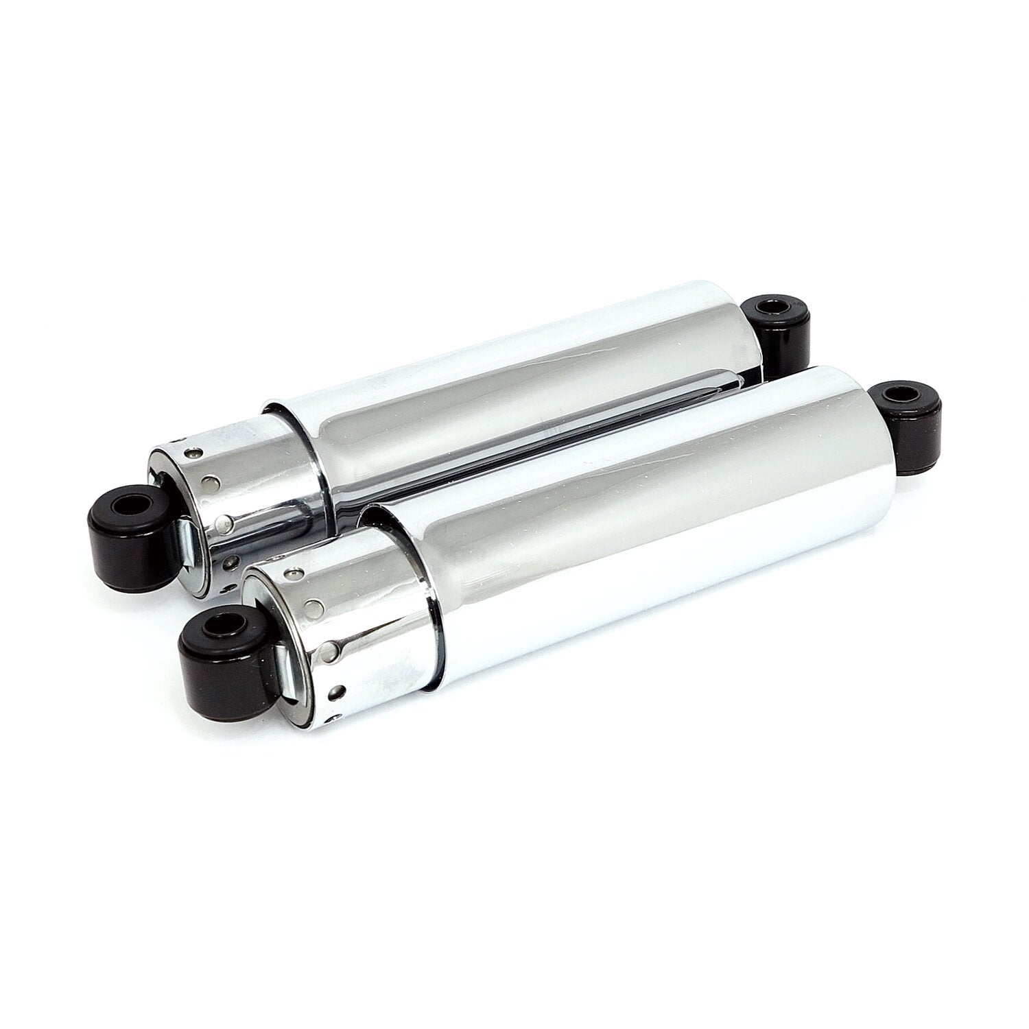 MCS Shock absorbers 12" full cover - Chrome