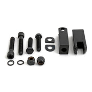 MCS OEM style XL passenger peg brackets - Black
