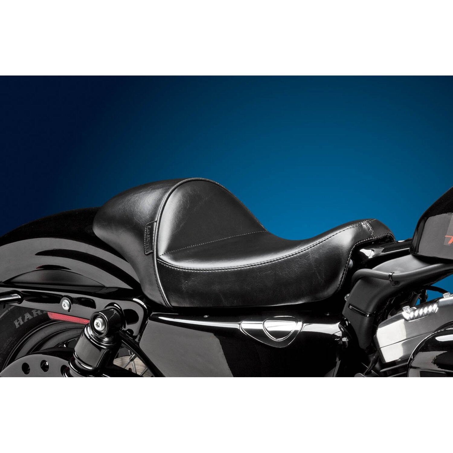 Le Pera LePera Stubs Cafe solo seat - Black smooth