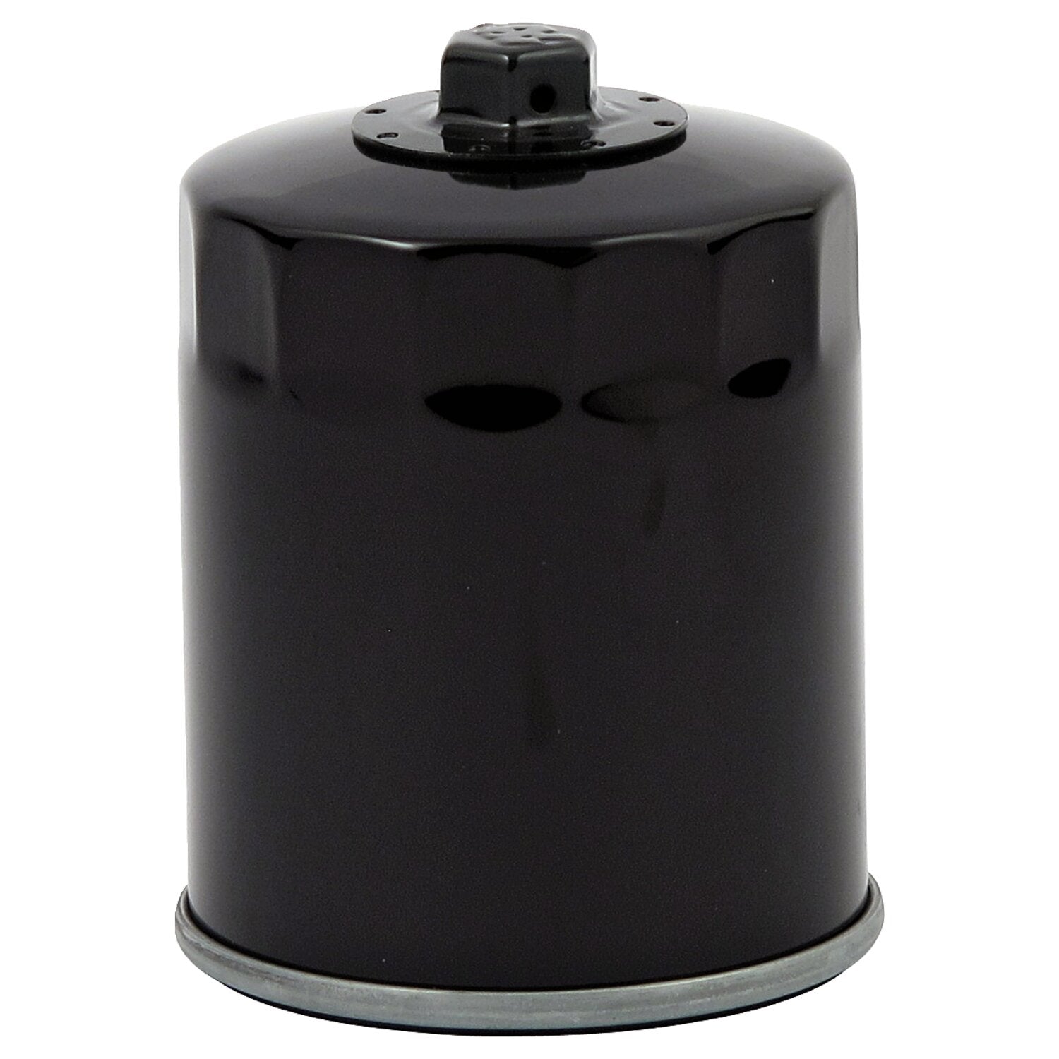 MCS spin-on oil filter with top nut - Black