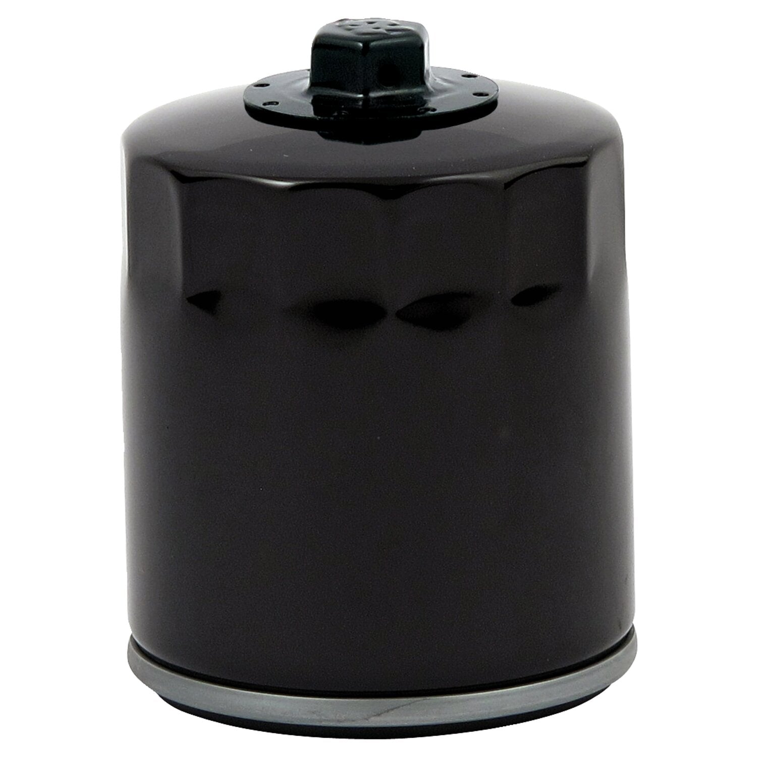 MCS spin-on oil filter with top nut - Black
