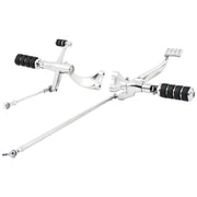 MCS Evo XL forward control kit - ISO pegs - Chrome