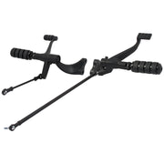 MCS Evo XL forward control kit - ISO pegs - Black
