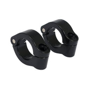 MCS Engine guard clamp set for spotlamps - short - Black