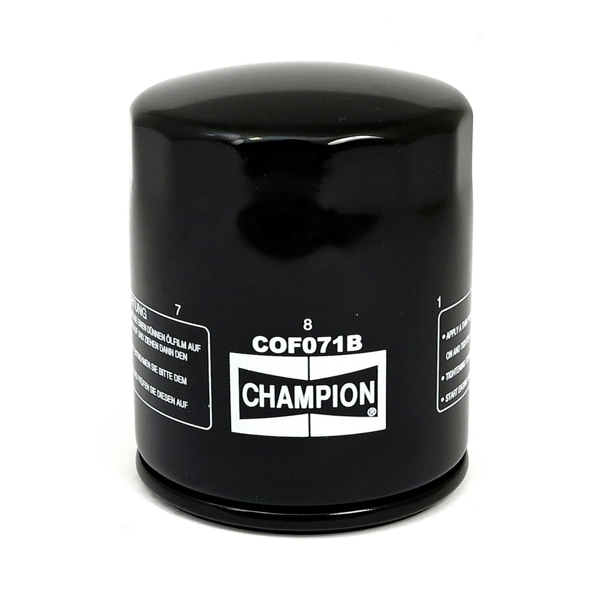 Champion spin-on oil filter - Black