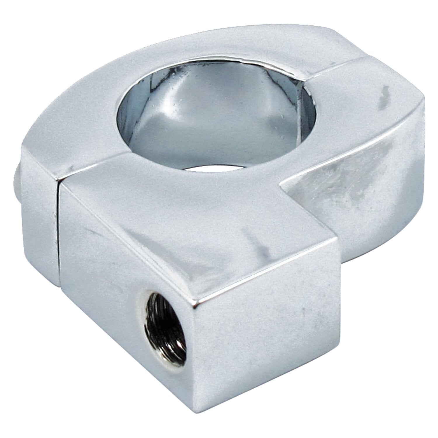 MCS Metric mirror clamp M10 x 1.25 thread - Chrome