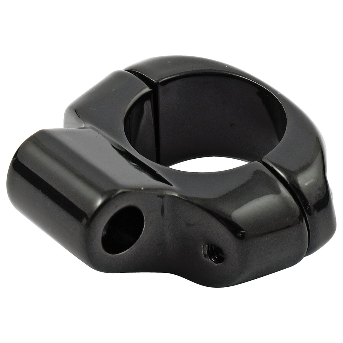 MCS Universal 1" mirror clamp 5/16" mount hole - Black