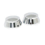 MCS Swingarm pivot bolt cover set - Chrome