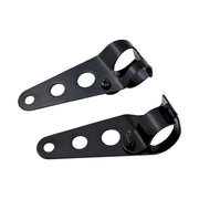 MCS Frisco side mount headlamp bracket set - Black