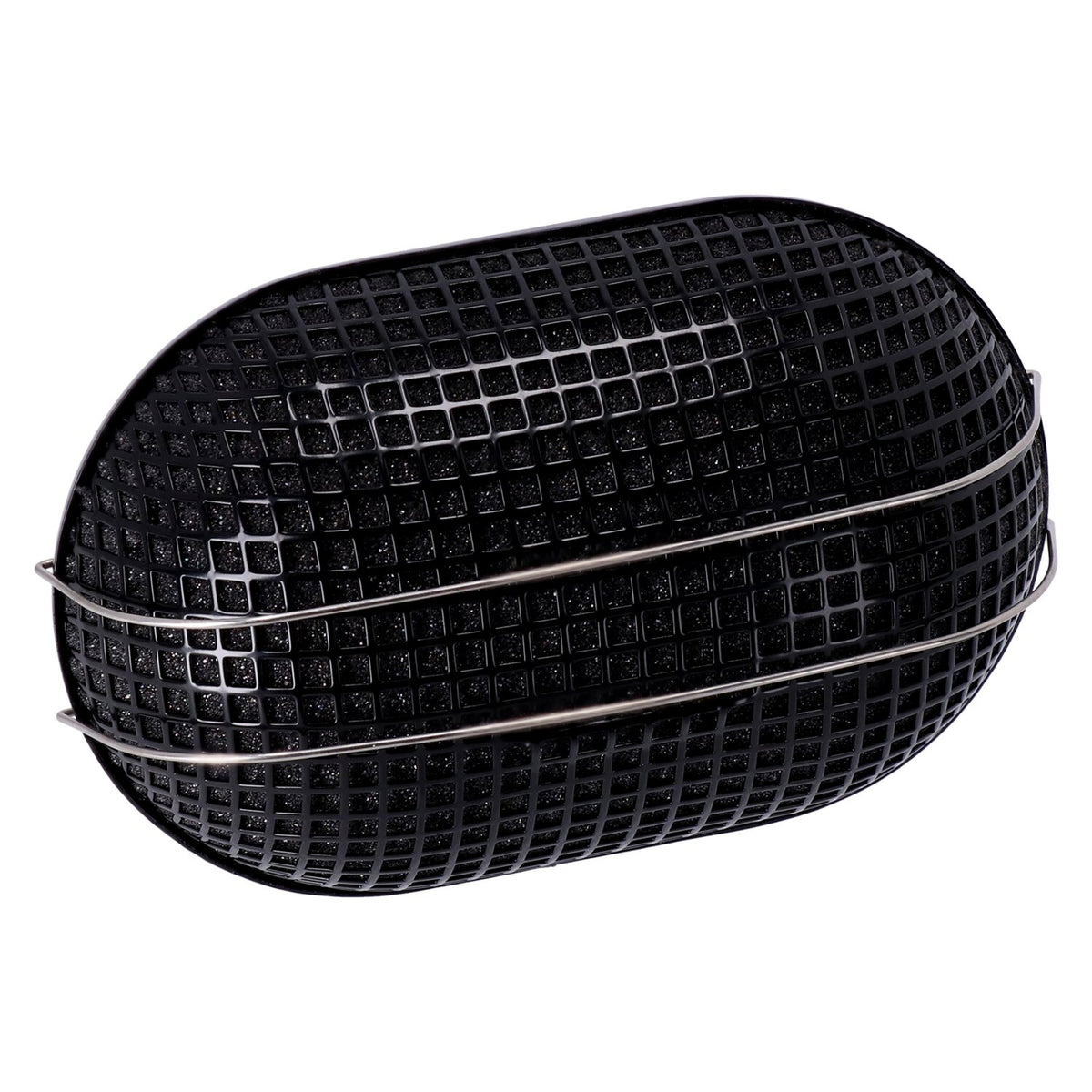 MCS Breather style air cleaner assembly oval - Black