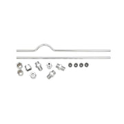 MCS Sportster rocker box oil line kit - Chrome