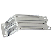 MCS Engine skid plate - Ribbed - Chrome