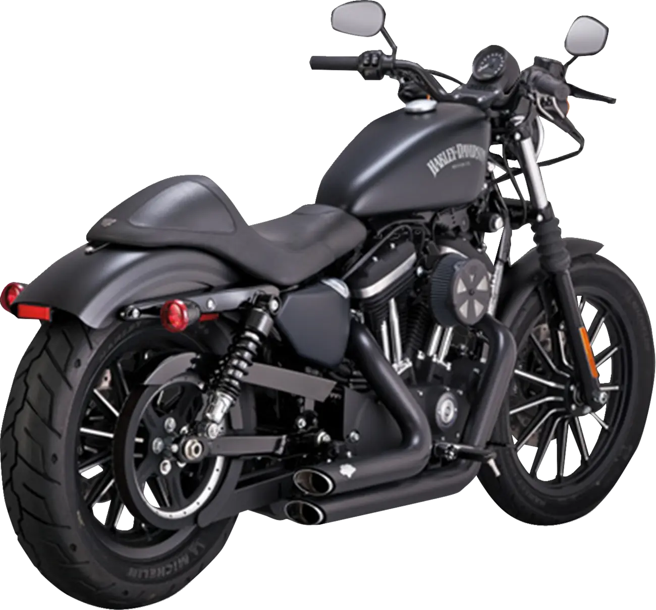Vance & Hines Shortshots Staggered Avgasrör