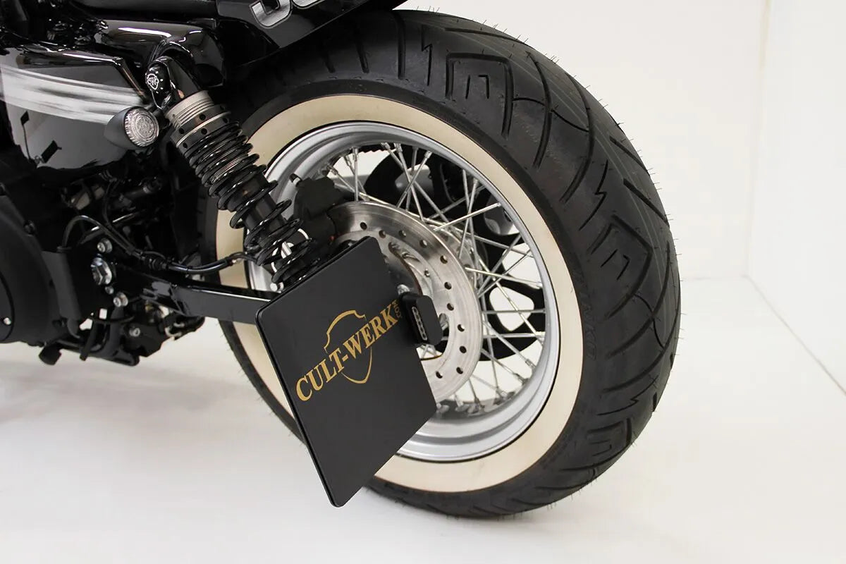 Cult Werk License Plate Holder With Led Light