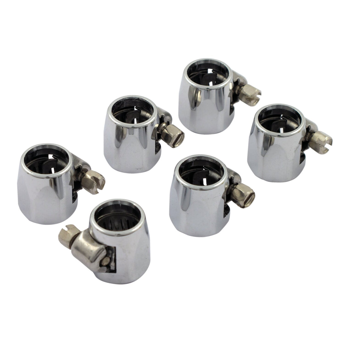 MCS Econ-o-fit hose clamps - 1/4" - Chrome