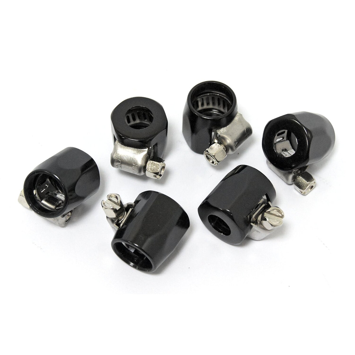 MCS Econ-o-fit hose clamps - 1/4" - Black