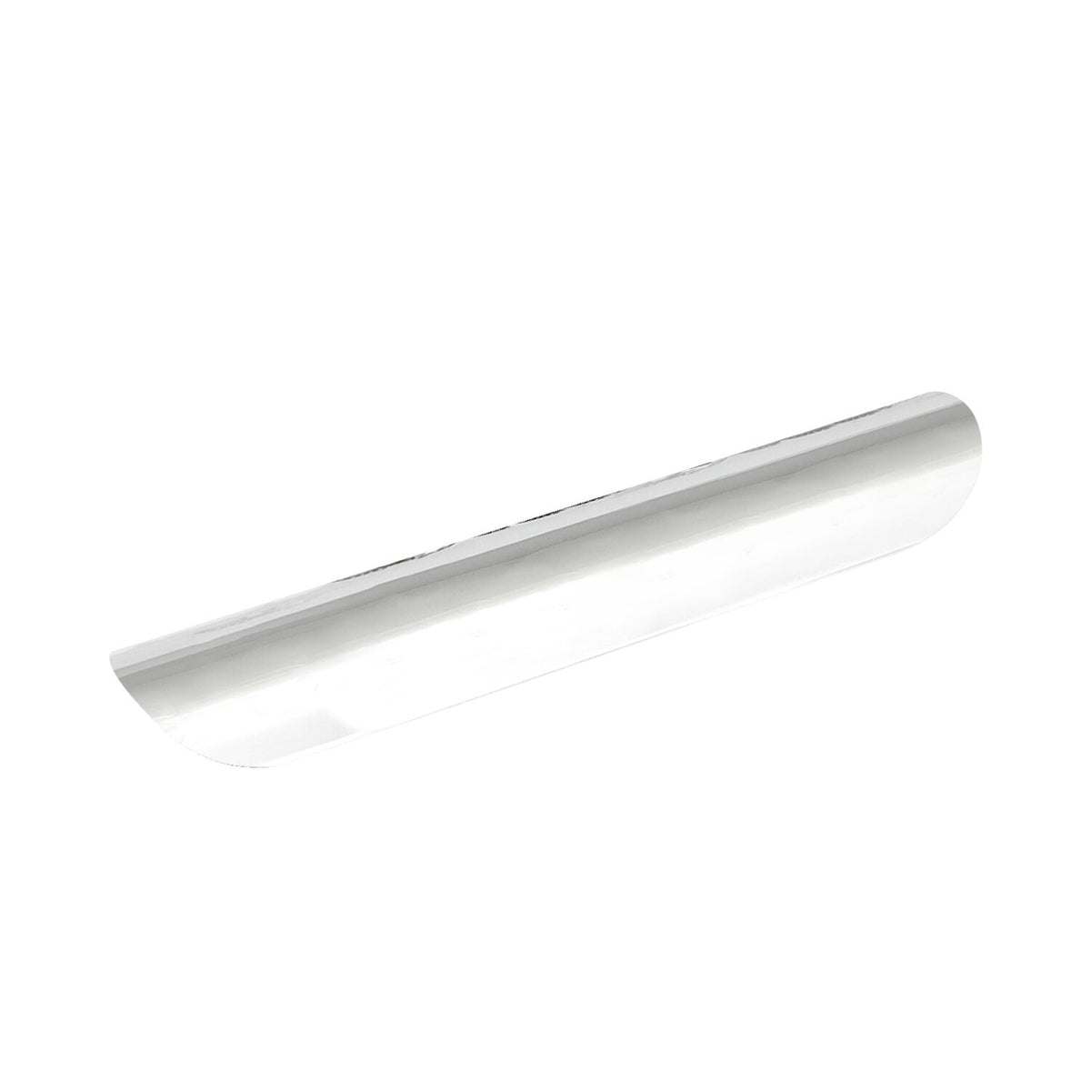 MCS Universal smooth heat shield 10" long chrome