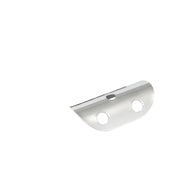 MCS Universal bullet hole heat shield 4" long chrome