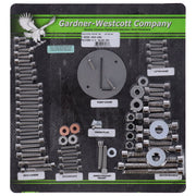 Gardner-Westcott Motor screw set polished ss allen