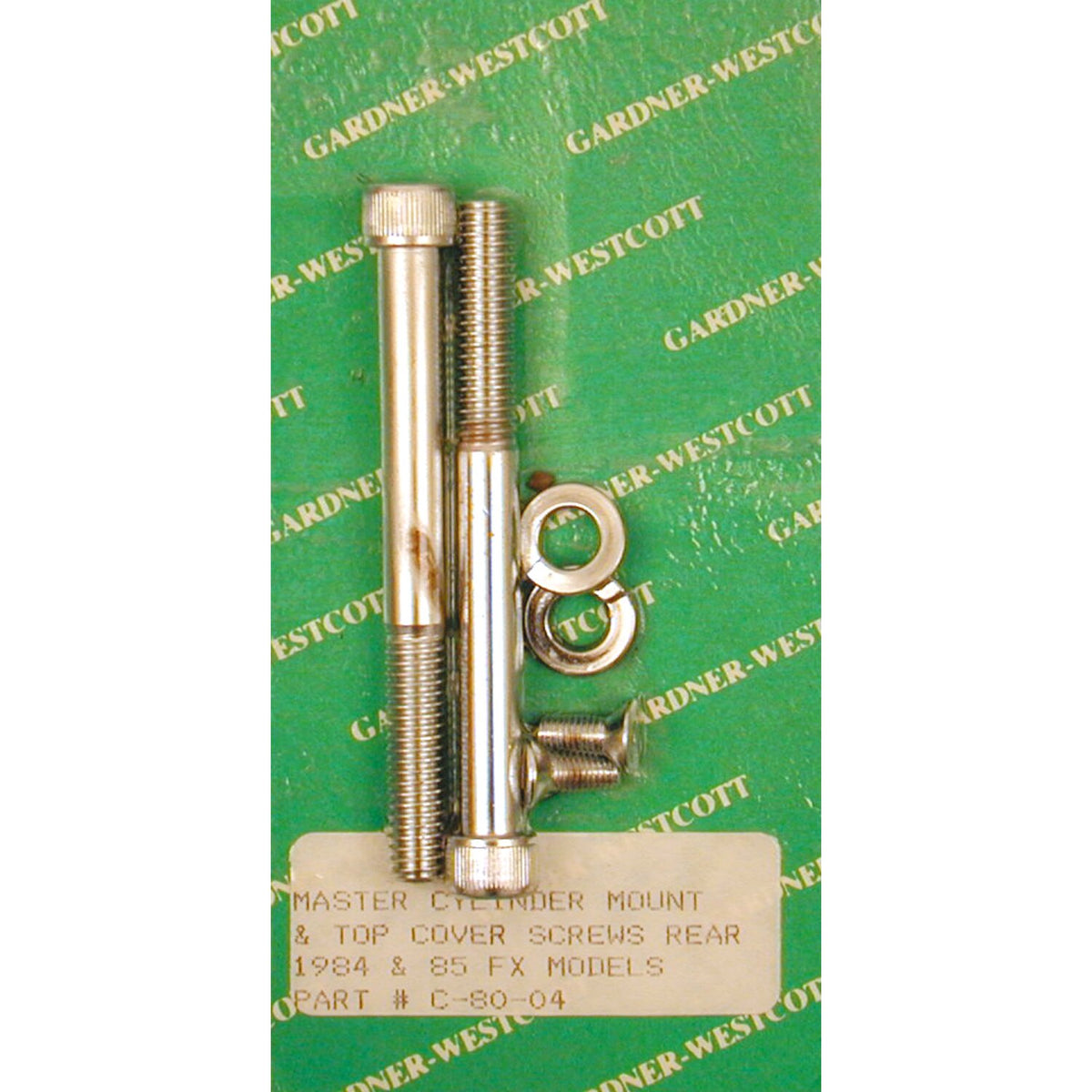 Gardner-Westcott Rear master cyl - mount kit allen