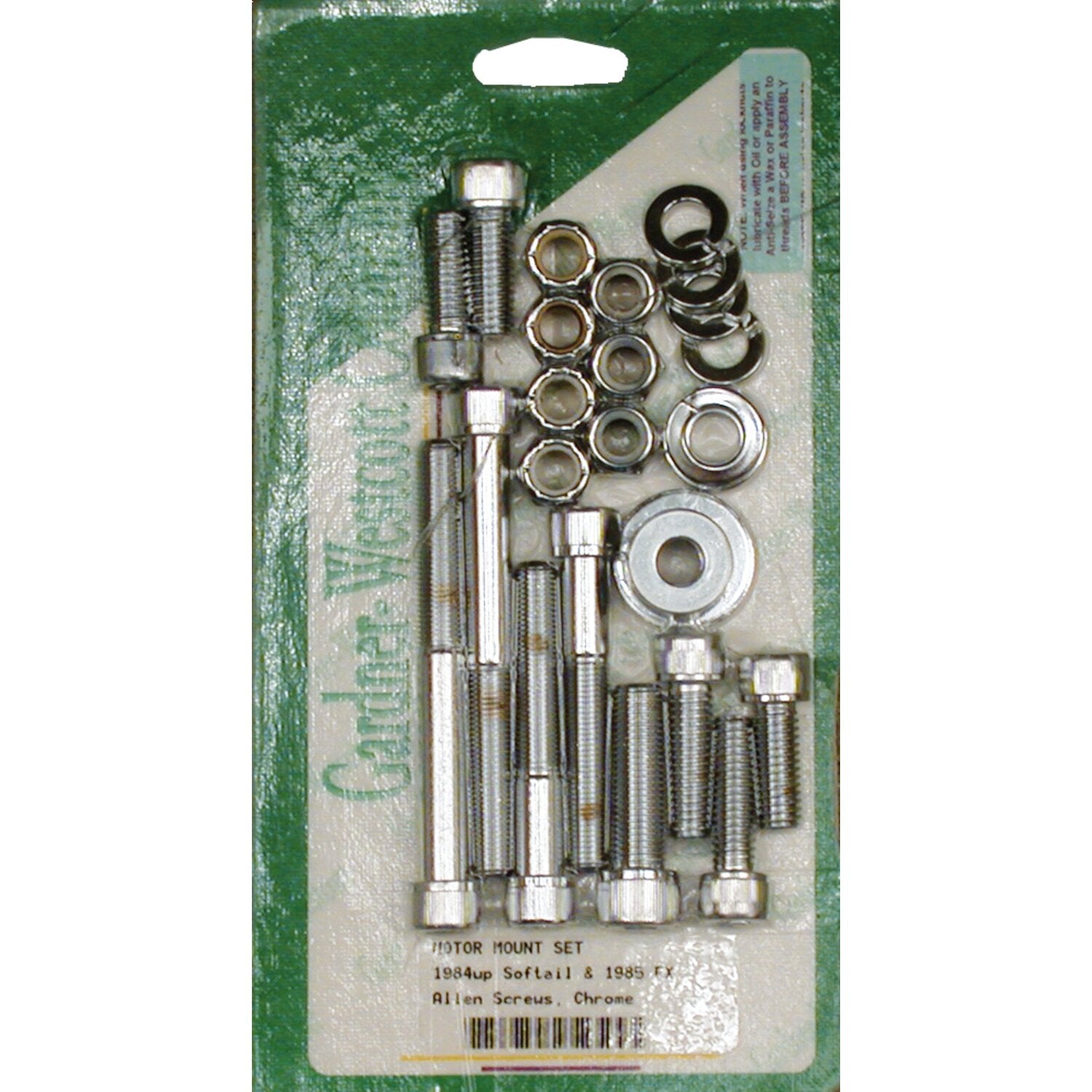 Gardner-Westcott Motor mount screw kit allen