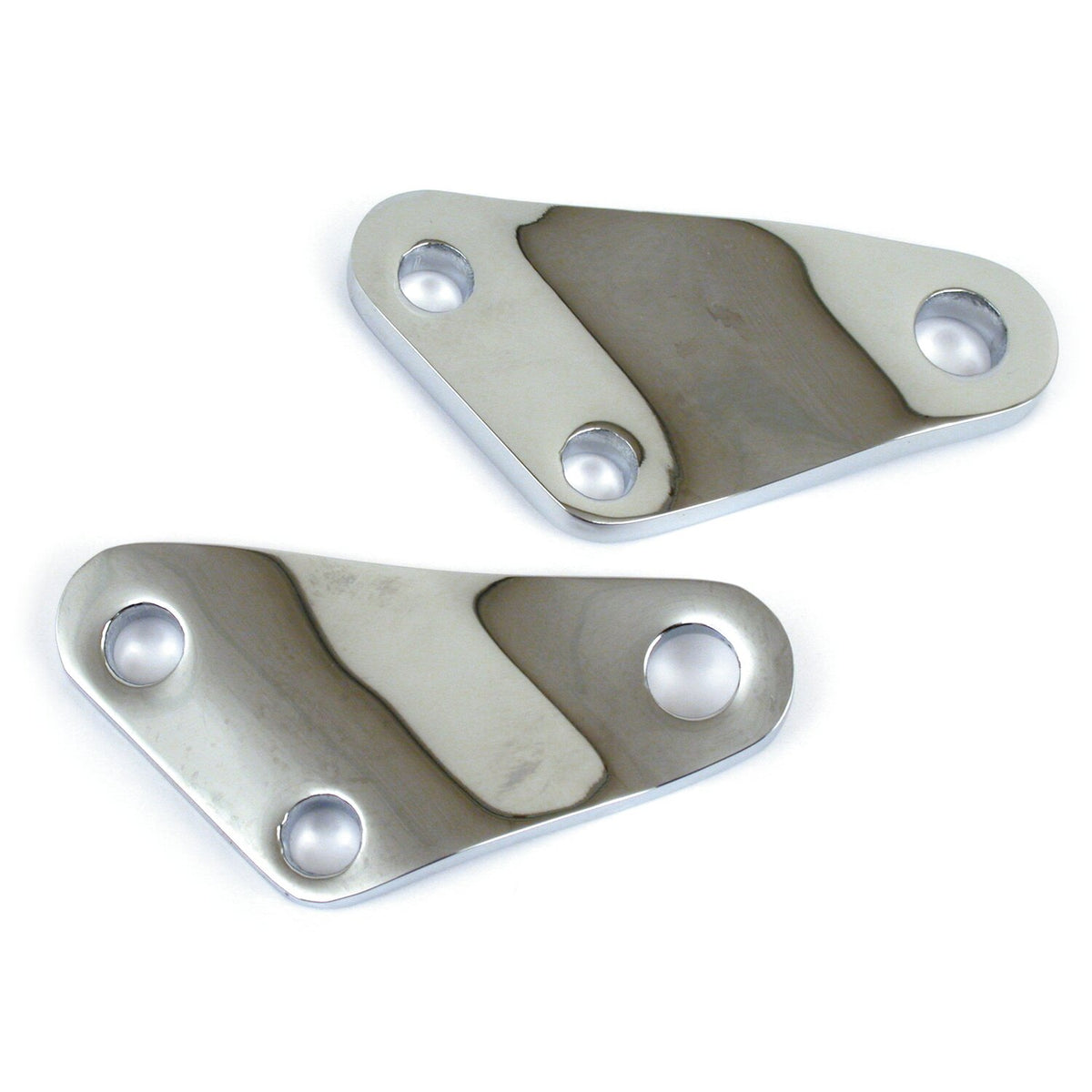 MCS Shovel passenger peg brackets - Chrome