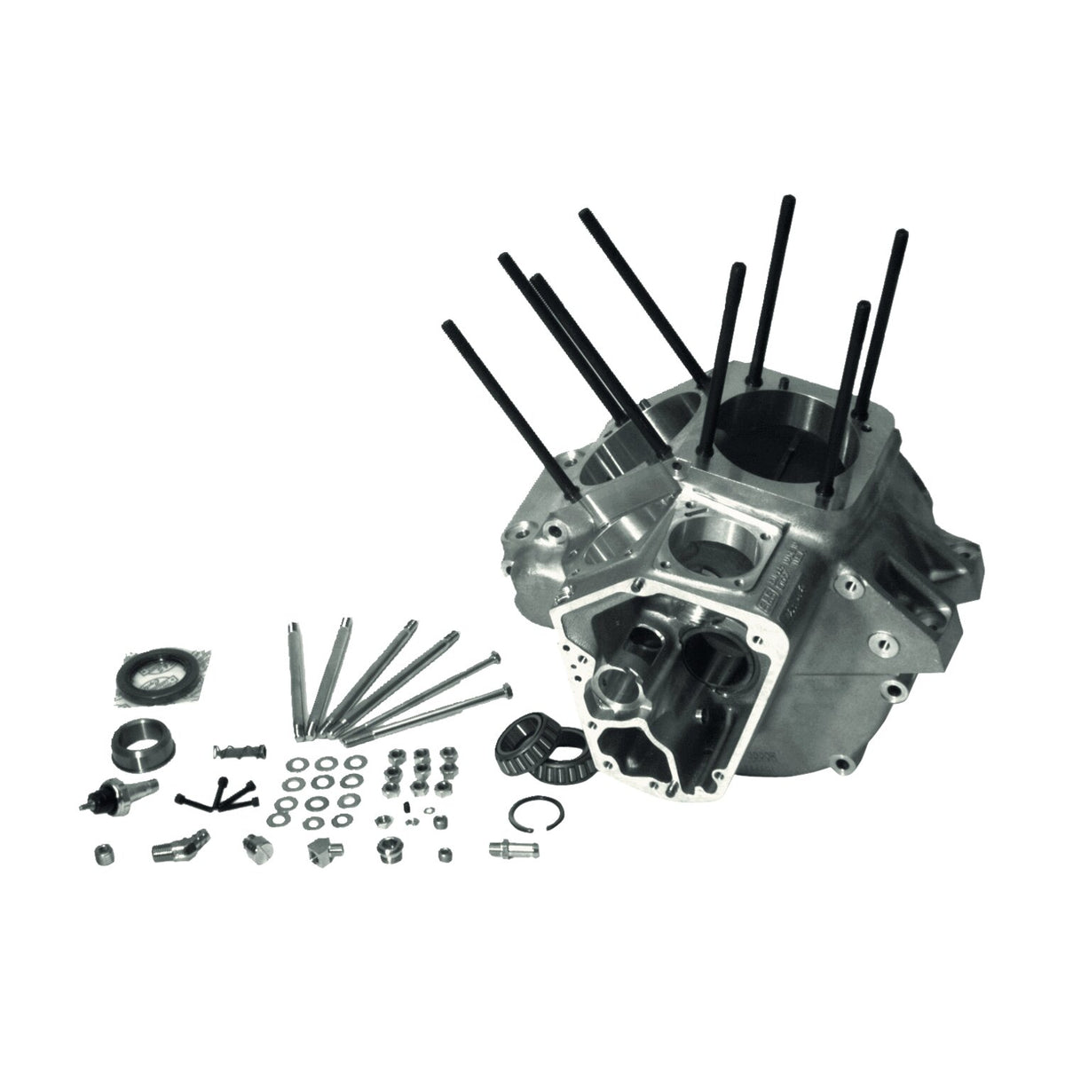 S&S 84-91 crankcase assembly 3-5/8" bore - Natural