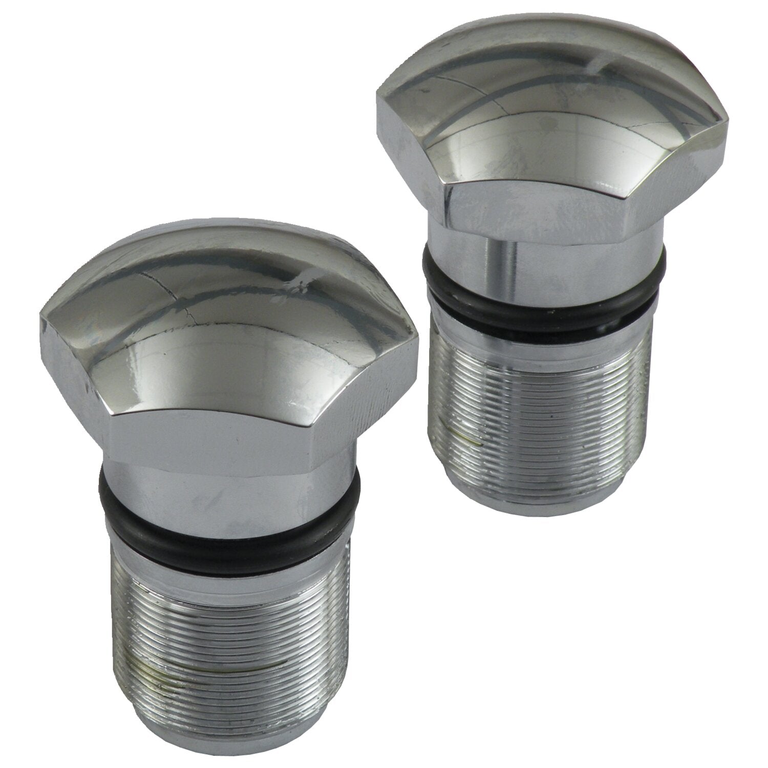 MCS 35mm fork tube cap bolt - Chrome