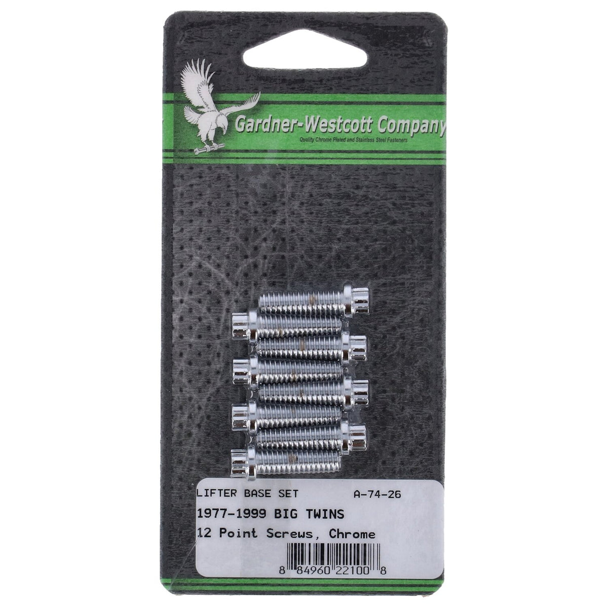 Gardner-Westcott tappet block mount kit 12-point - Chrome
