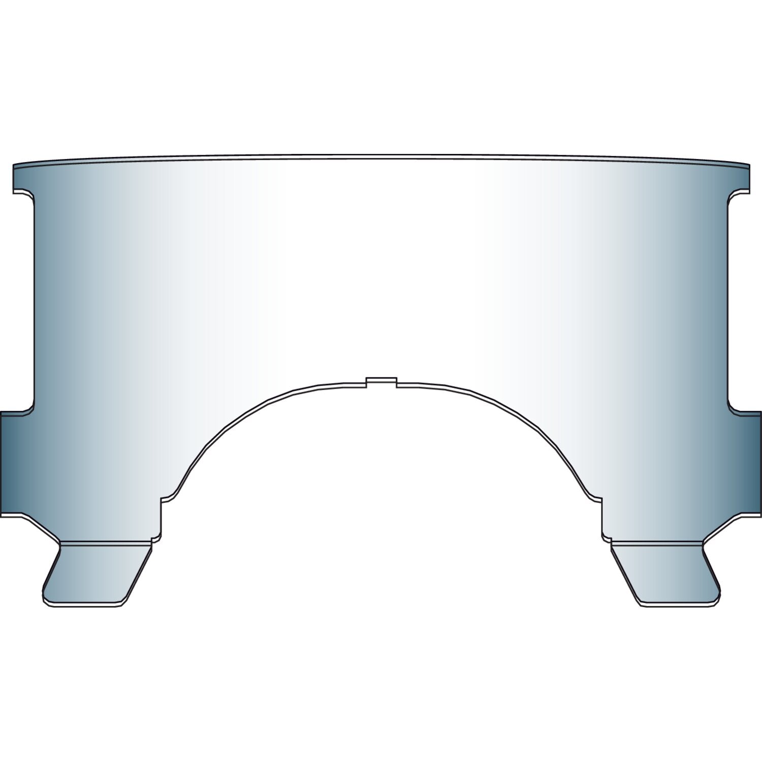 National Cycle repl - adj - lower window (style B) - Clear